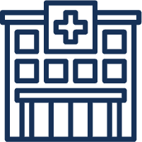 Restoration services icon for hospitals