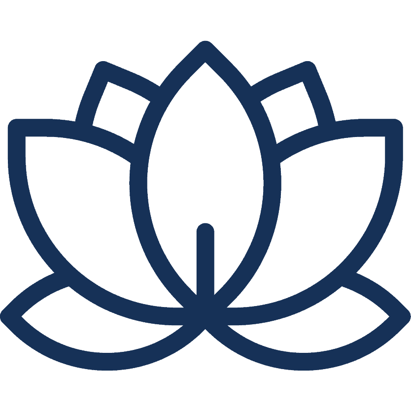 Lotus flower symbolizing restoration and renewal.