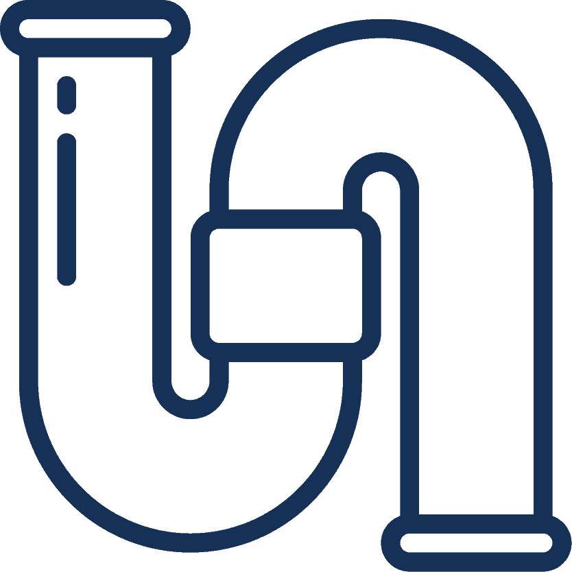 icon indicating restoration services for plumbing systems.